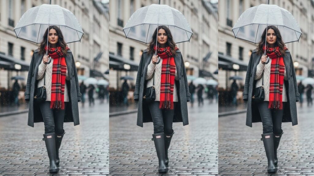 15 Grey Hunter Boots Outfit Ideas for Stylish Weather-Ready Looks