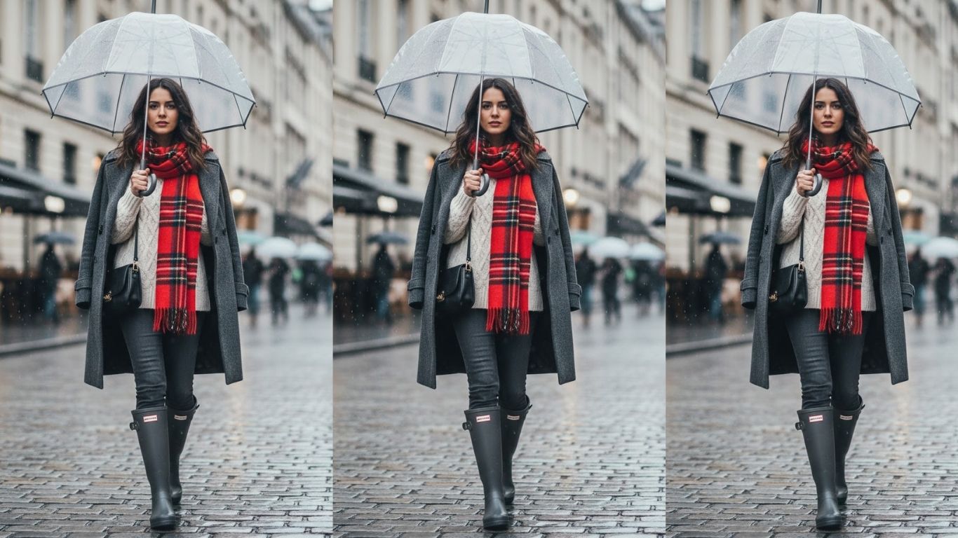 15 Grey Hunter Boots Outfit Ideas for Stylish Weather-Ready Looks