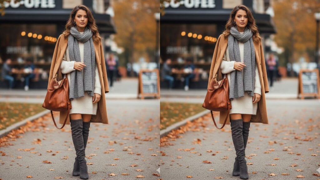 15 Grey Knee High Boots Outfit Ideas For Chic Everyday Fashion