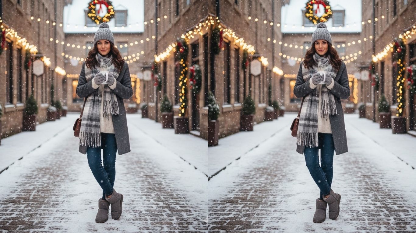 15 Grey UGG Boots Outfit Ideas for Cozy Everyday Winter Looks