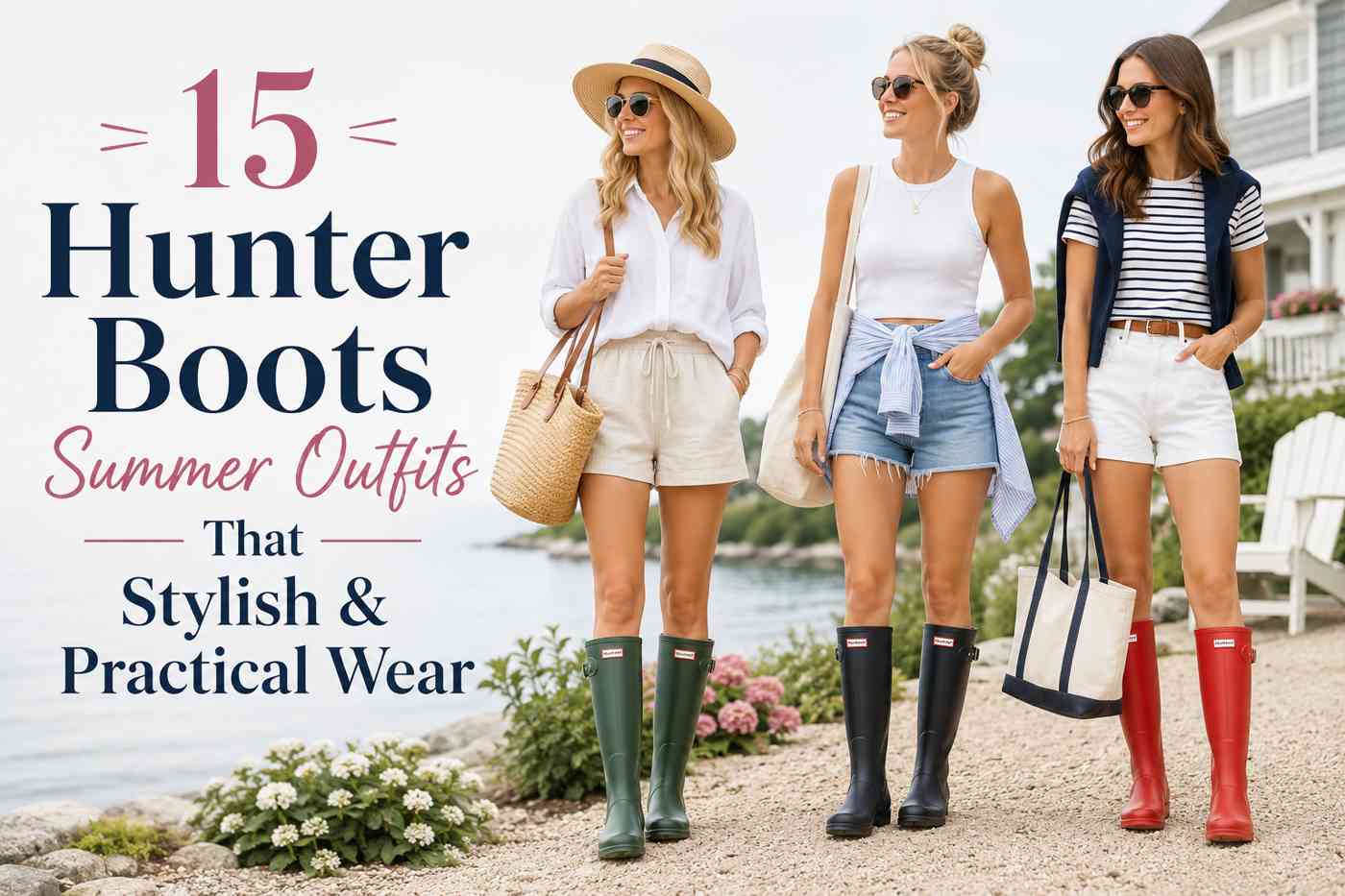 15 Hunter Boots Summer Outfits That Stylish & Practical Wear