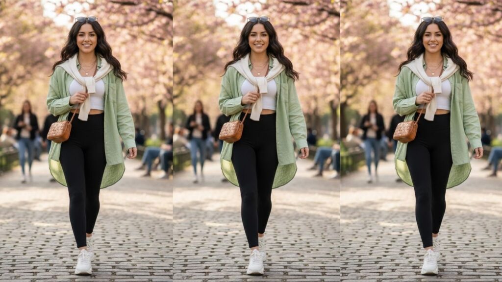 15 Leggings Outfit Ideas for Spring to Stay Chic and Comfy