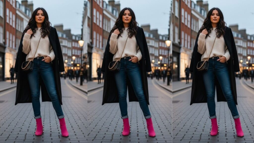 15 Pink Suede Boots Outfits