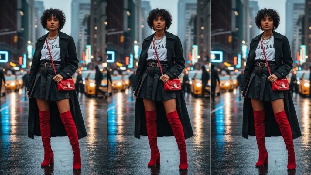 15 Red Suede Boots Outfits