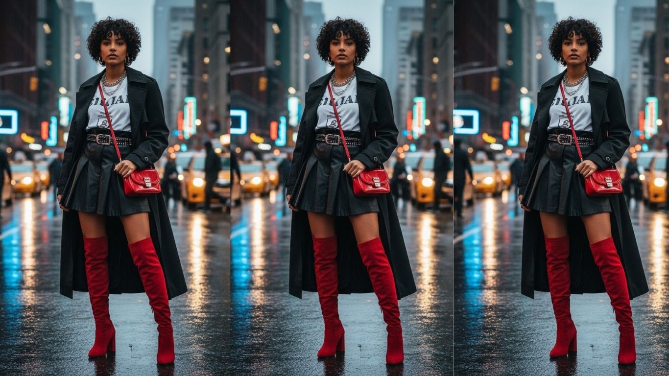 Red Suedette Bow Heeled Shoe Boots