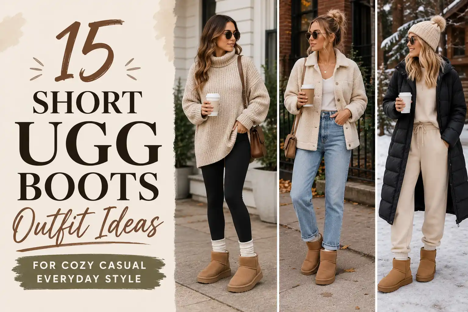 15 Short UGG Boots Outfit Ideas for Cozy Casual Everyday Style