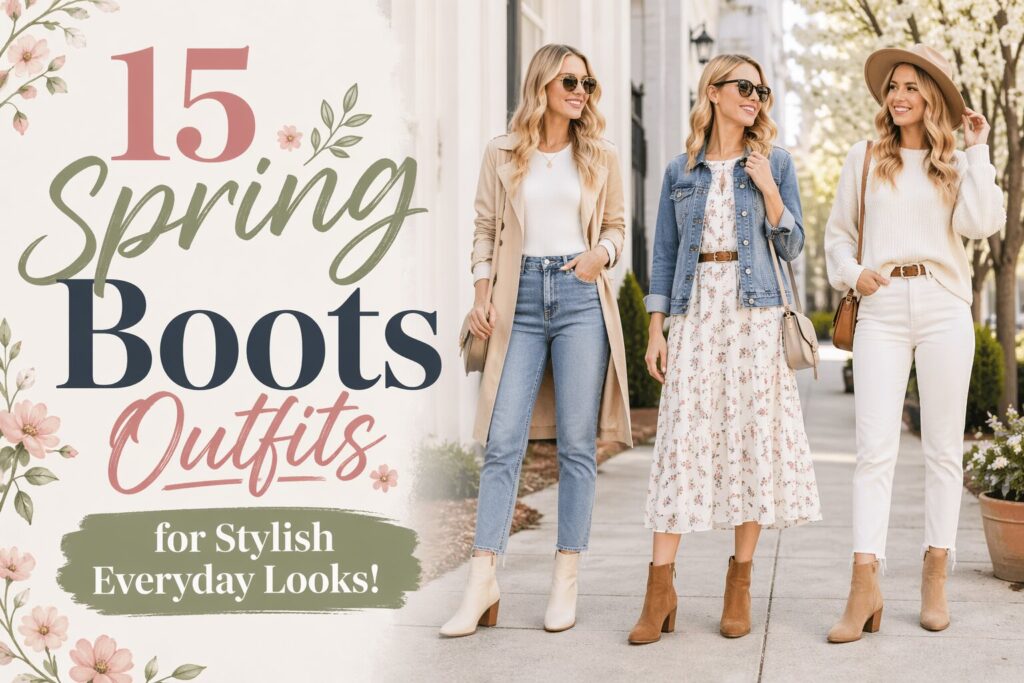 15 Spring Boots Outfits