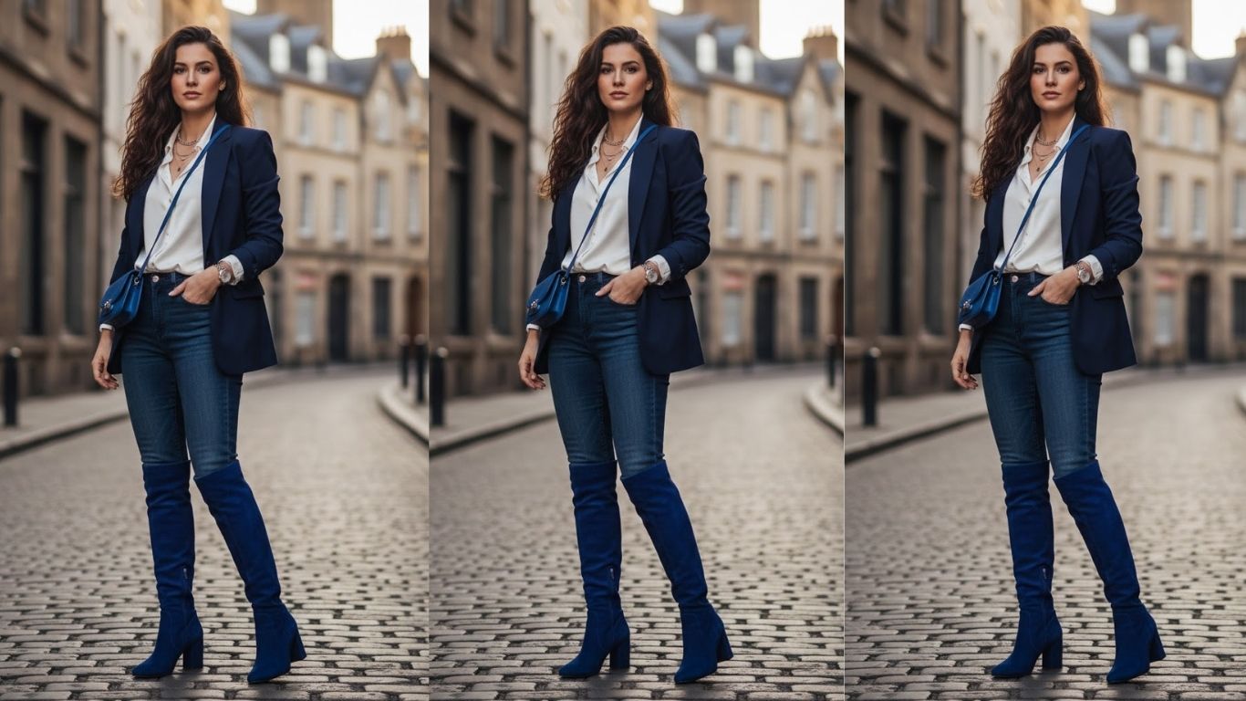 15 Stylish Blue Suede Boots Outfits to Elevate Every Wardrobe