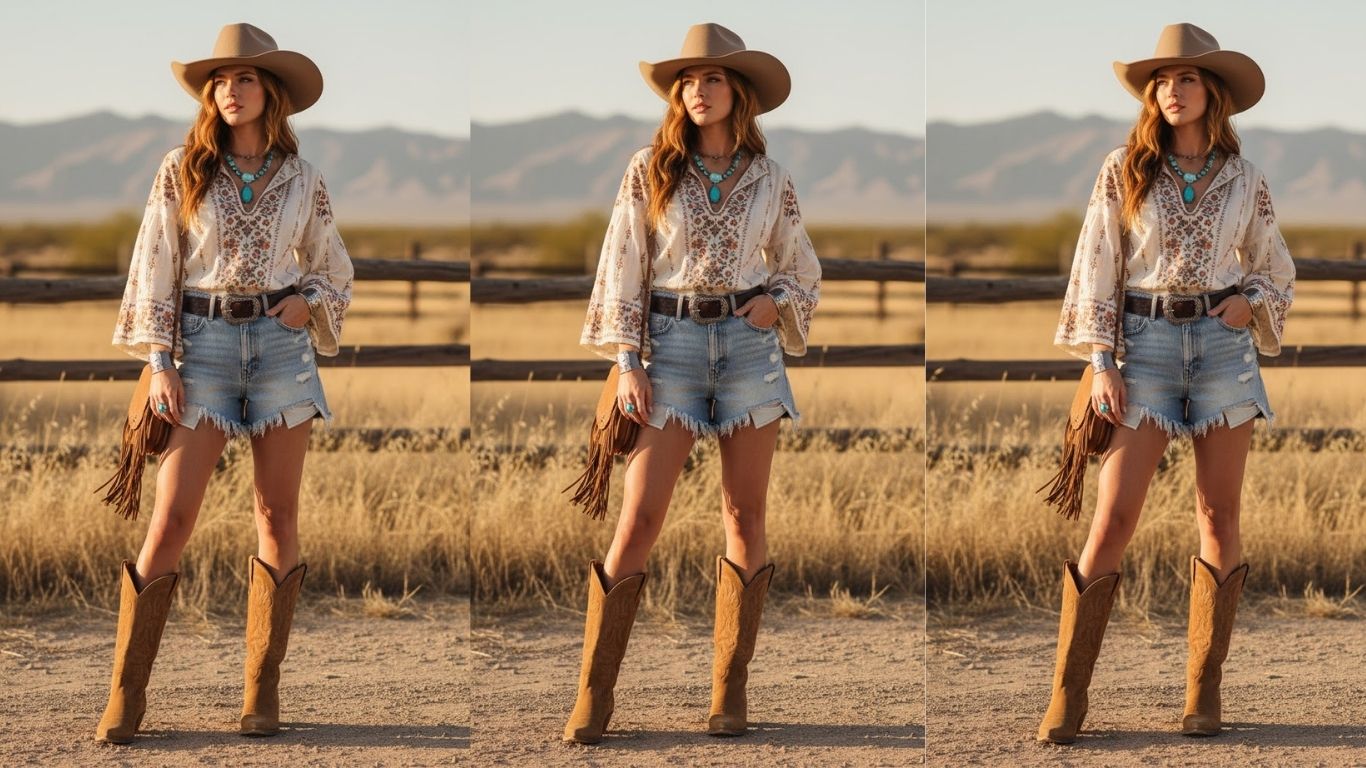 15 Tan Suede Cowboy Boots Outfit Ideas for Modern Style