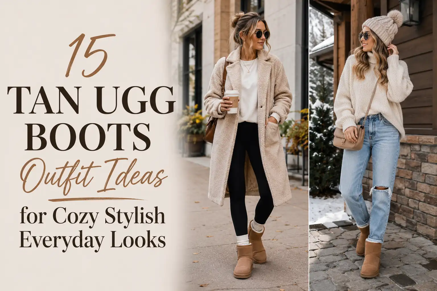15 Tan UGG Boots Outfit Ideas for Cozy Stylish Everyday Looks
