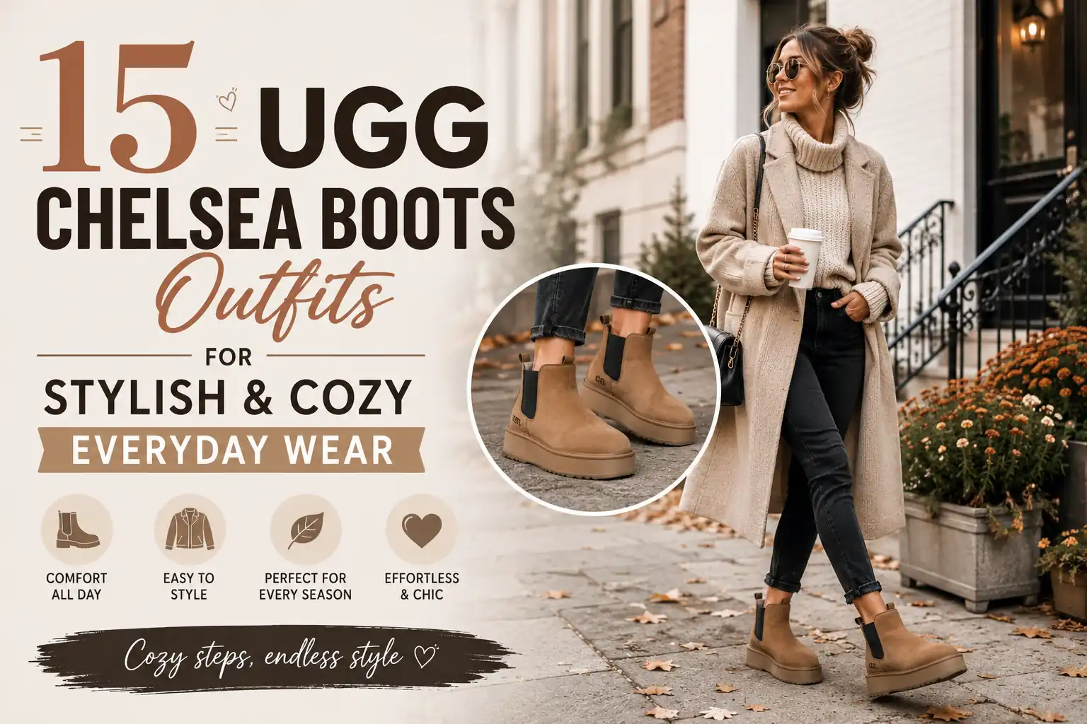 15 UGG Chelsea Boots Outfits for Stylish & Cozy Everyday Wear