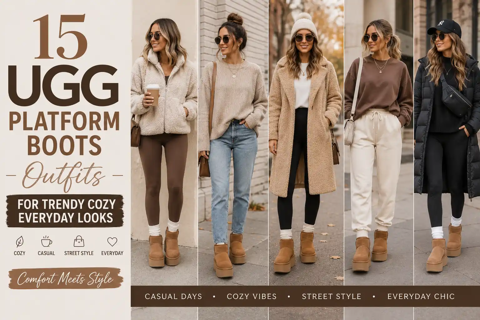 15 UGG Platform Boots Outfits for Trendy Cozy Everyday Looks