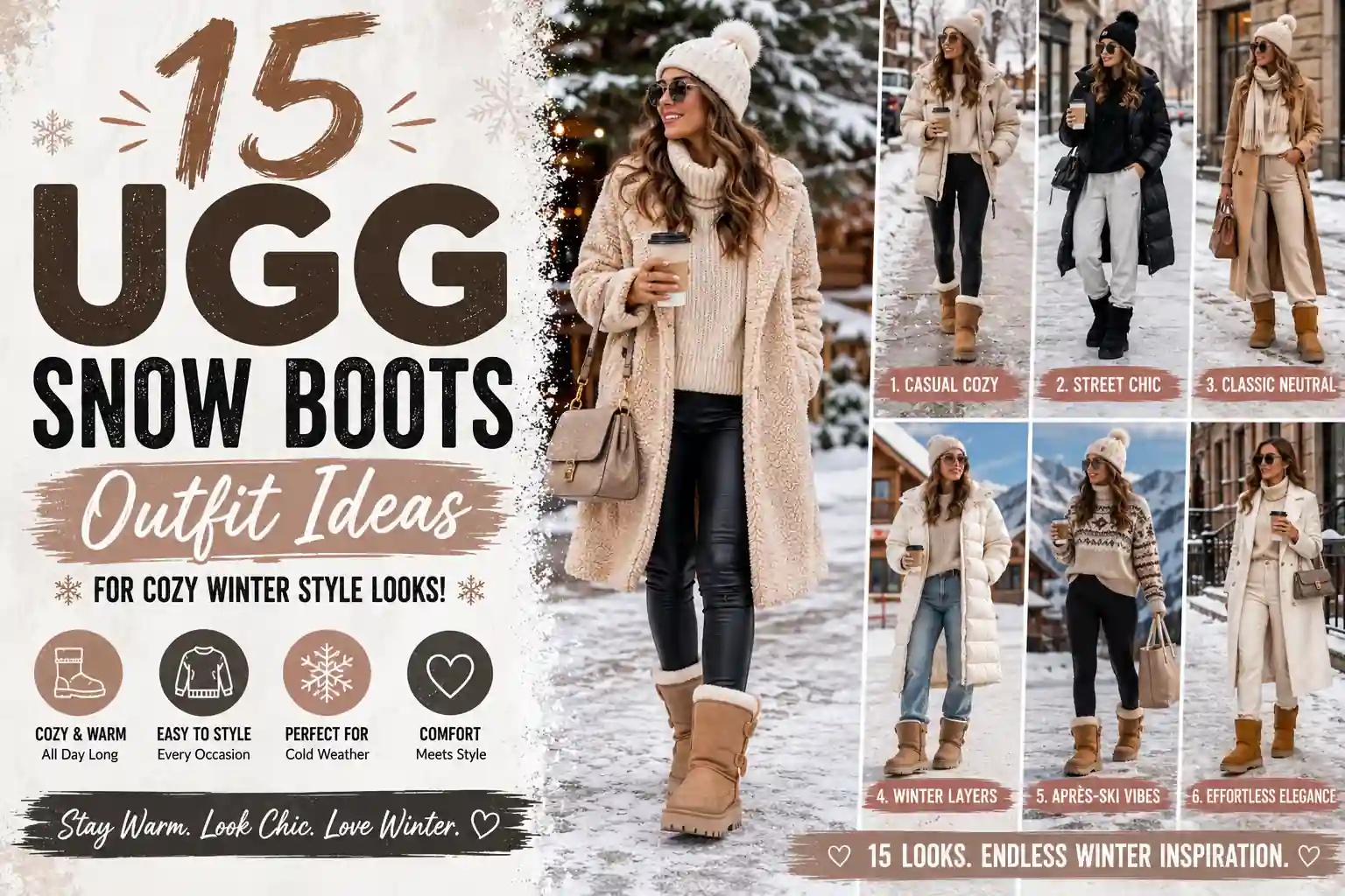 15 UGG Snow Boots Outfit Ideas for Cozy Winter Style Looks!