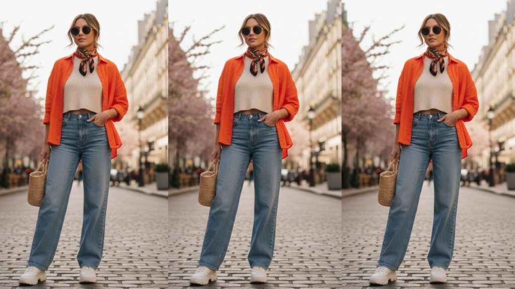 15 Wide Leg Jeans Outfit Springs