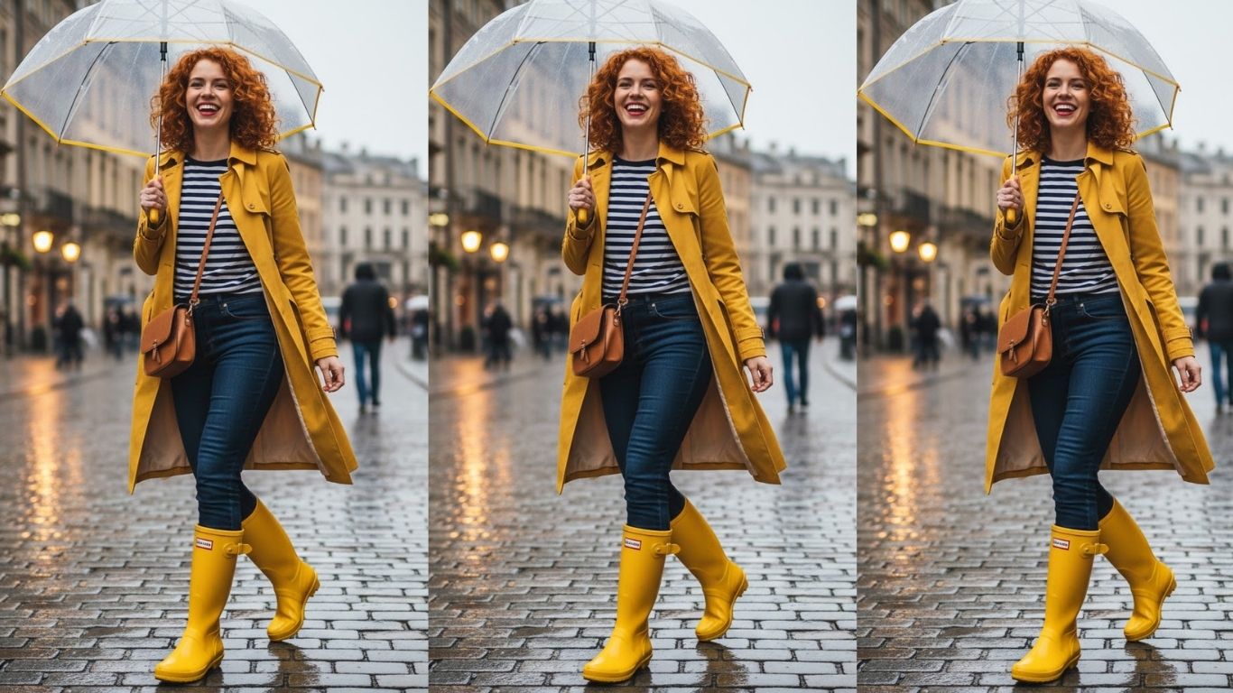 15 Yellow Hunter Boots Outfit Ideas for Bold and Stylish Looks