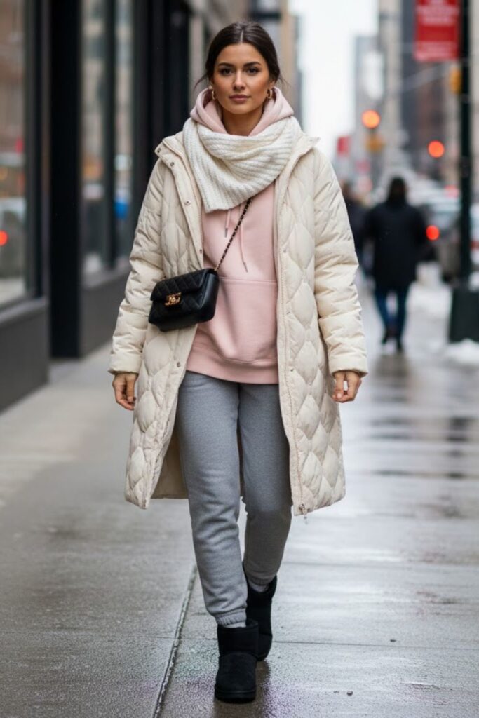 8. Joggers and Oversized Hoodie