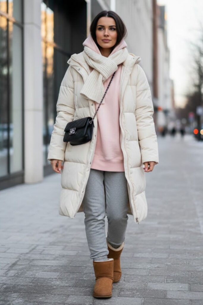 8. Joggers and Oversized Hoodie