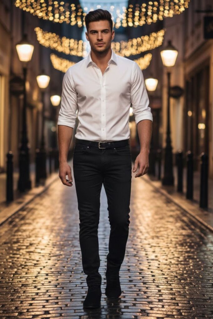 9. Casual Summer Night Look