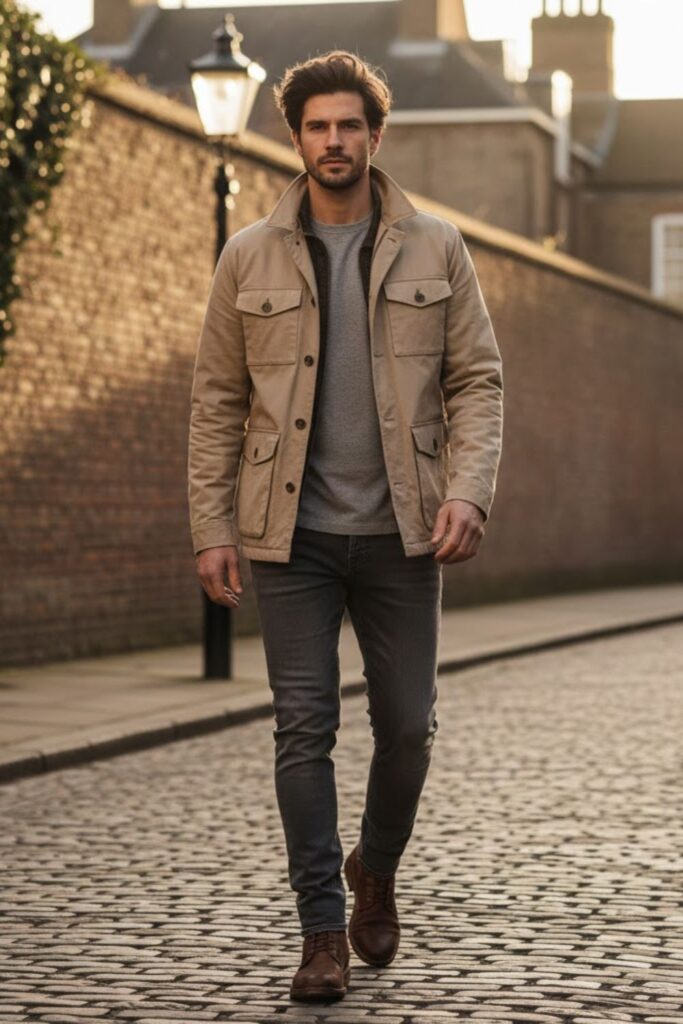 13. Utility Jacket with Basic Layers