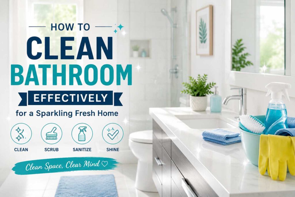 How to Clean Bathroom