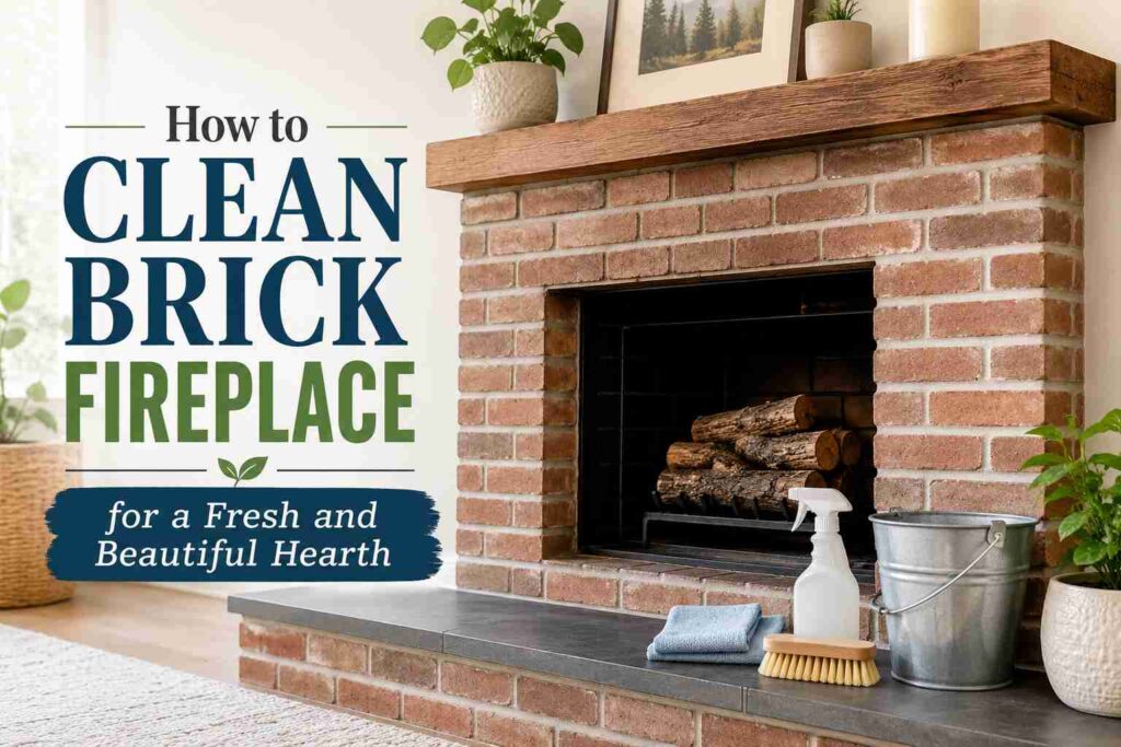 How to Clean Brick Fireplace