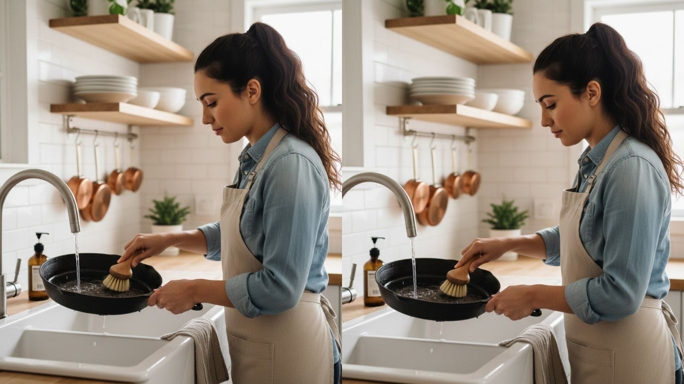 How to Clean Cast Iron Skillet for Seasoned and Safe Cooking
