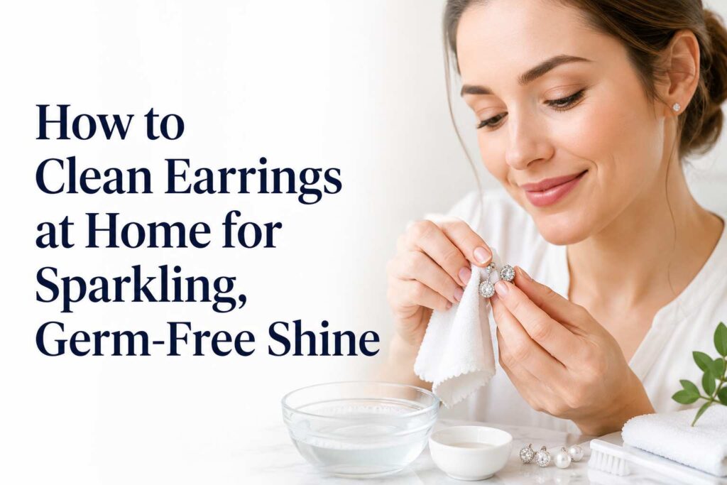 How to Clean Earrings at Home for Sparkling, Germ-Free Shine