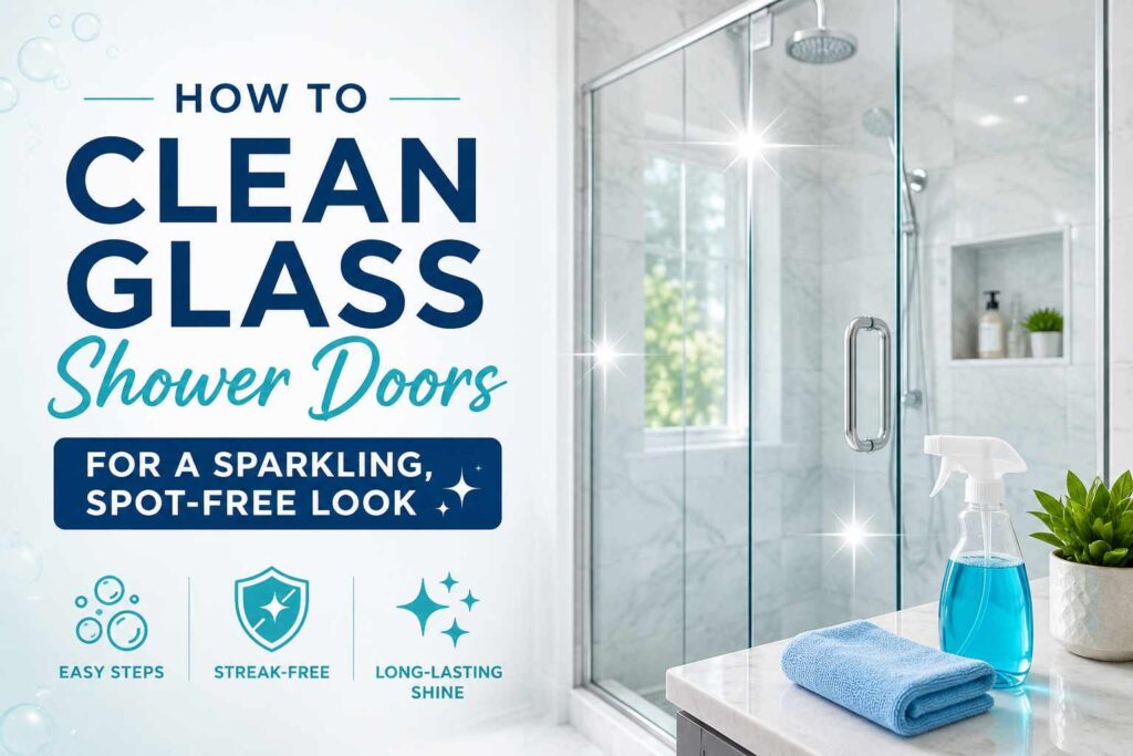 How to Clean Glass Shower Doors for a Sparkling, Spot-Free Look