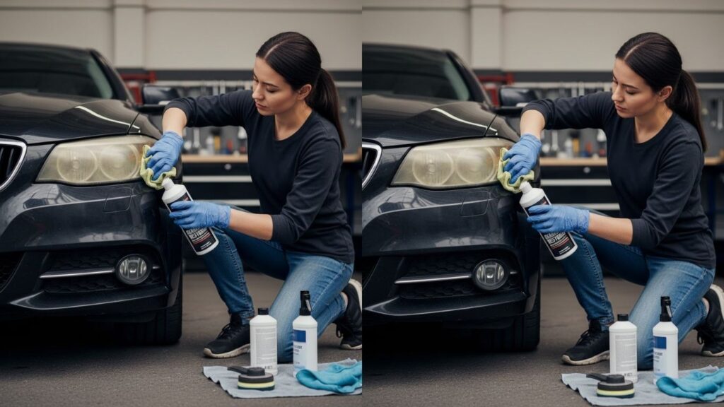 How to Clean Headlights on a Car