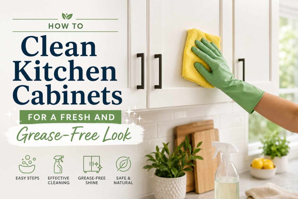How to Clean Kitchen Cabinets