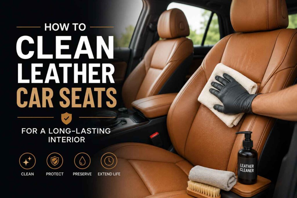 How to Clean Leather Car Seats
