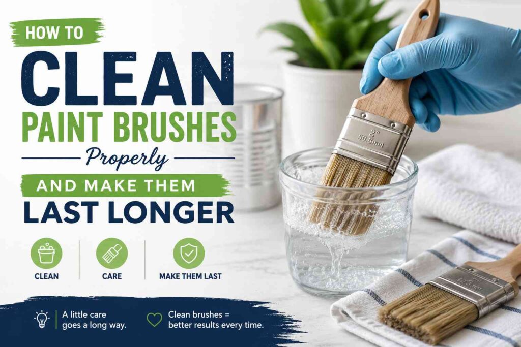 How to Clean Paint Brushes
