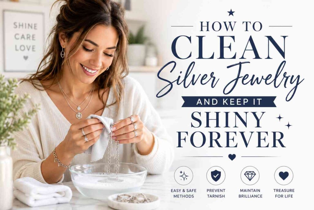 How to Clean Silver Jewelry and Keep It Shiny Forever