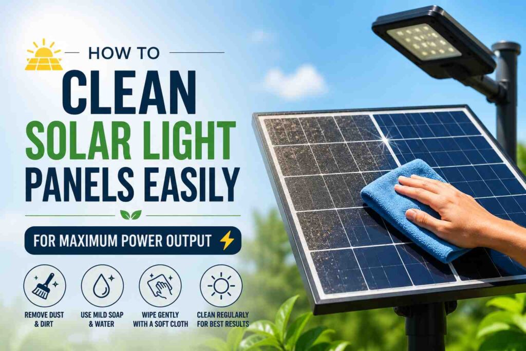 How to Clean Solar Light Panels