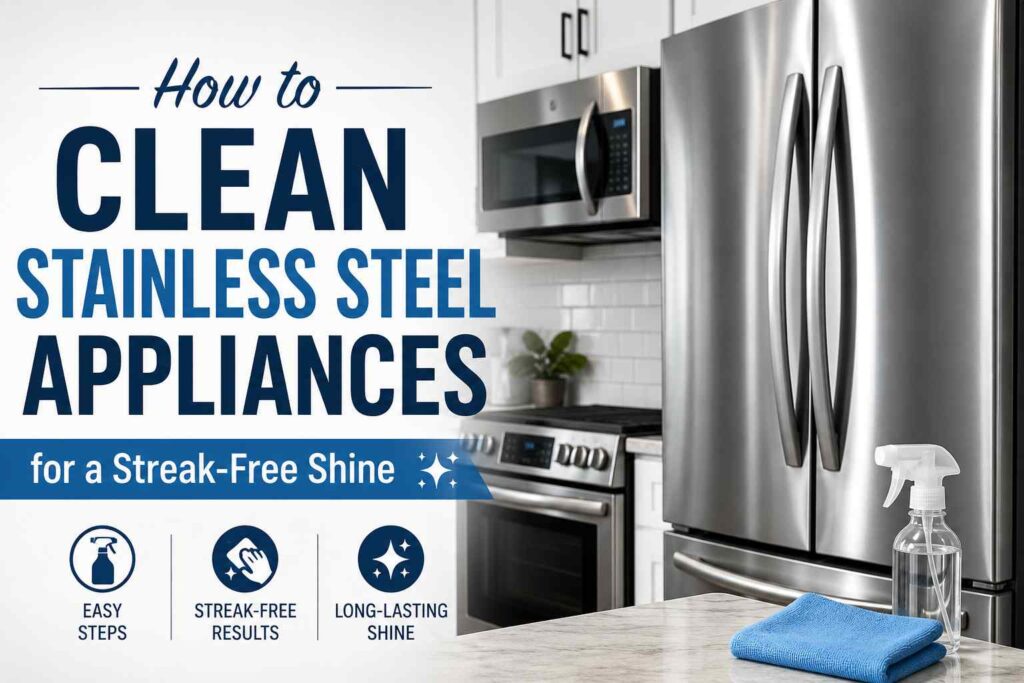 How to Clean Stainless Steel Appliances 