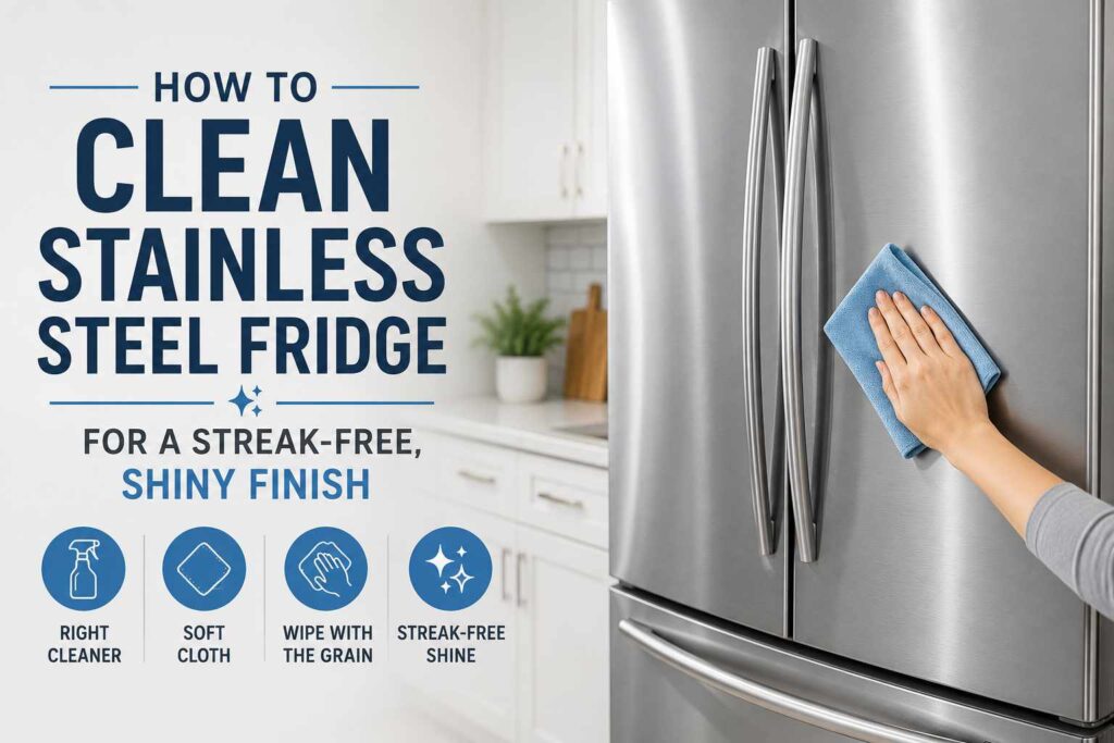How to Clean Stainless Steel Fridge