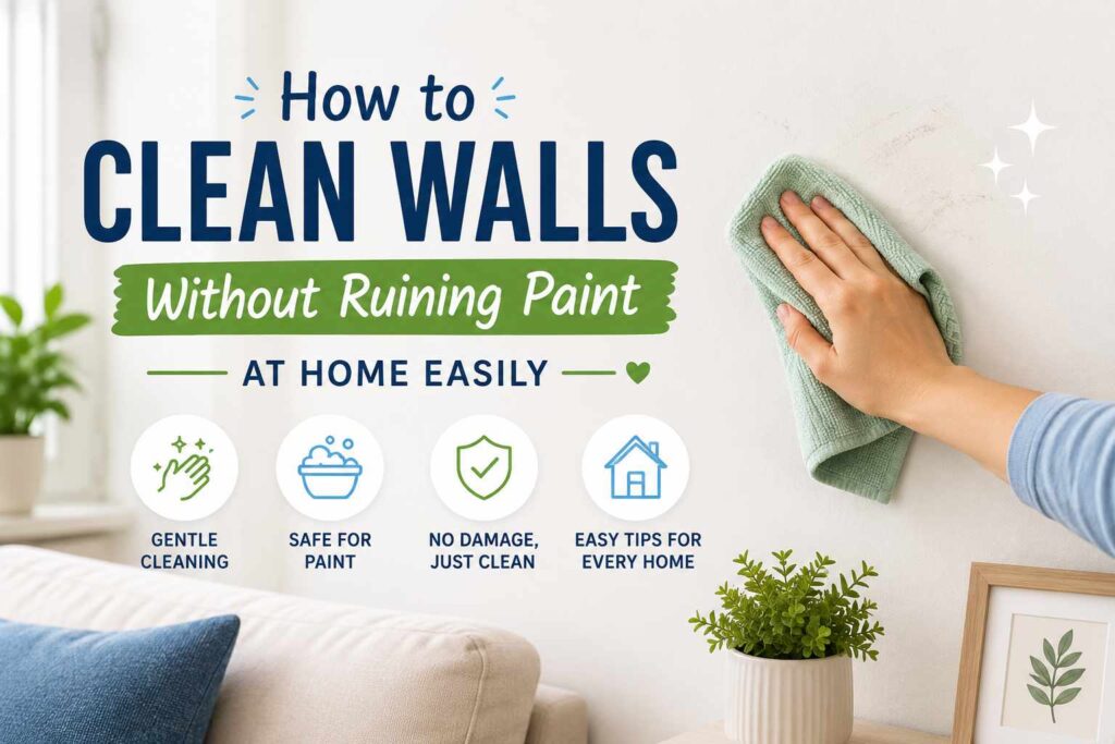 How to Clean Walls Without Ruining Paint