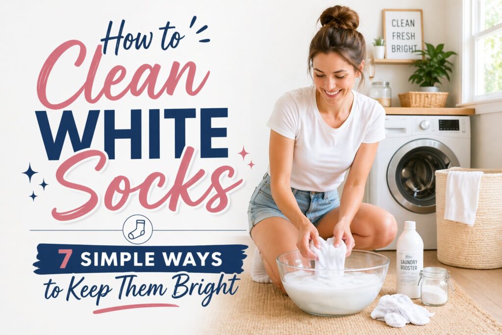 How to Clean White Socks