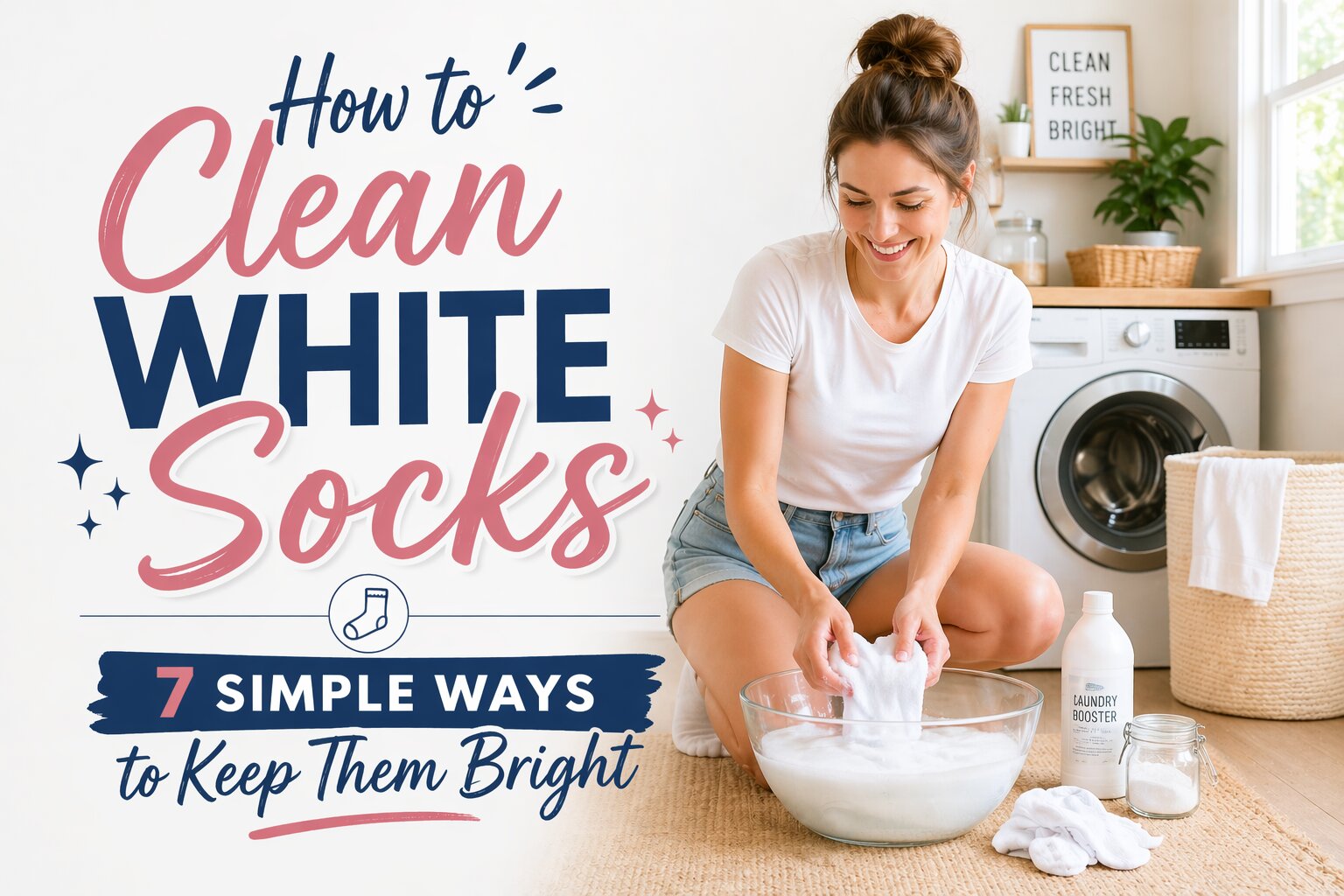 How to Clean White Socks: 7 Simple Ways to Keep Them Bright