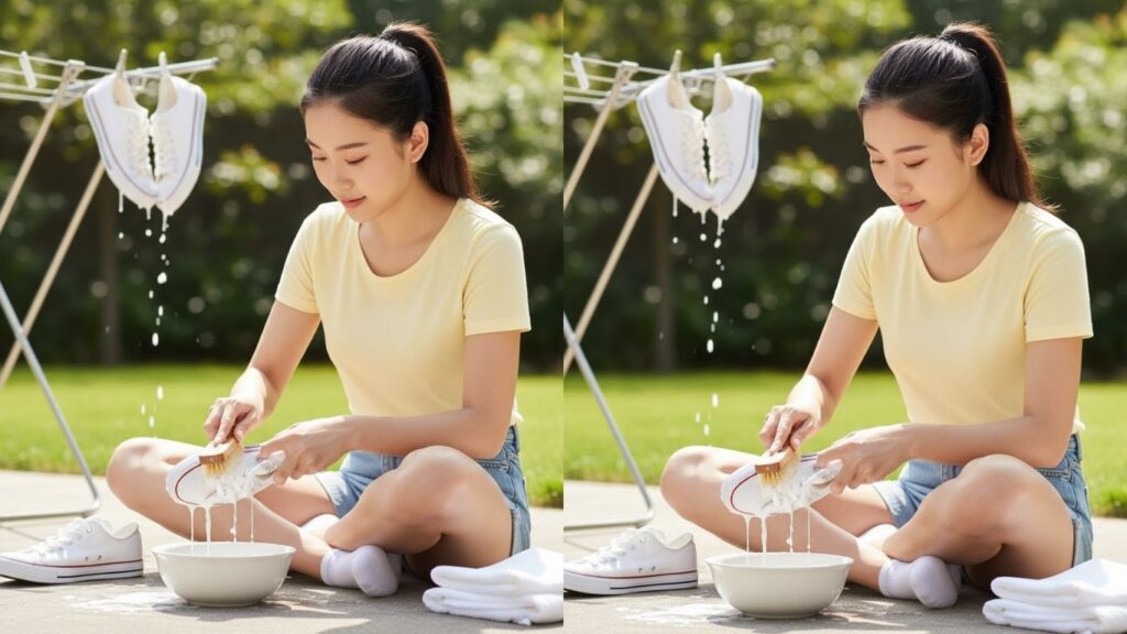 How to Clean White Tennis Shoes