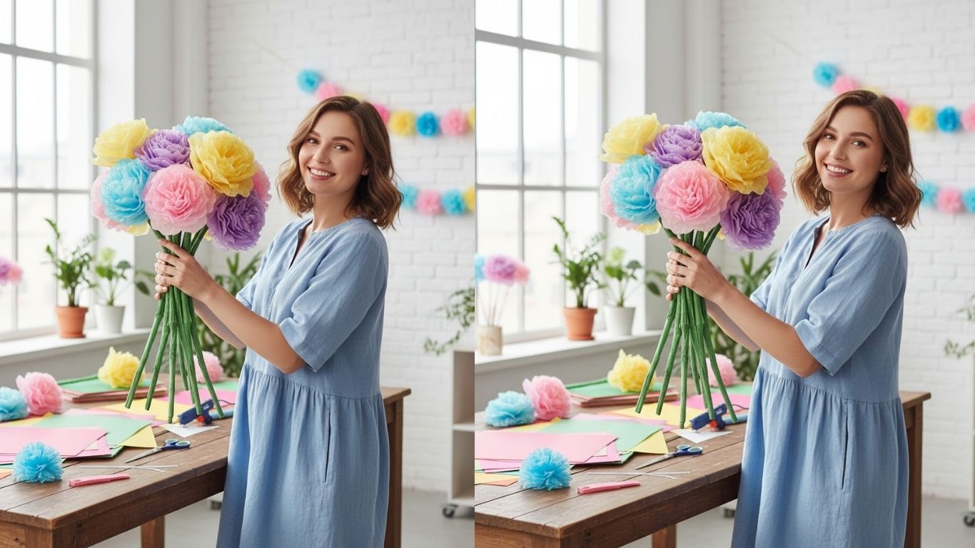 How to Make Flowers with Tissue Paper: 7 Creative DIY Methods