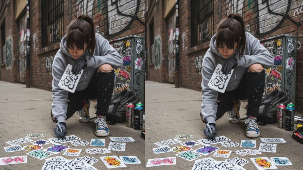 How to Make Graffiti Stickers
