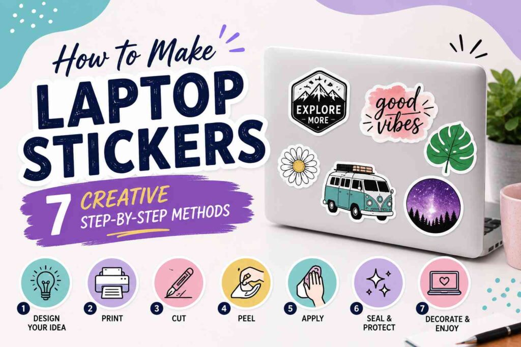 How to Make Laptop Stickers