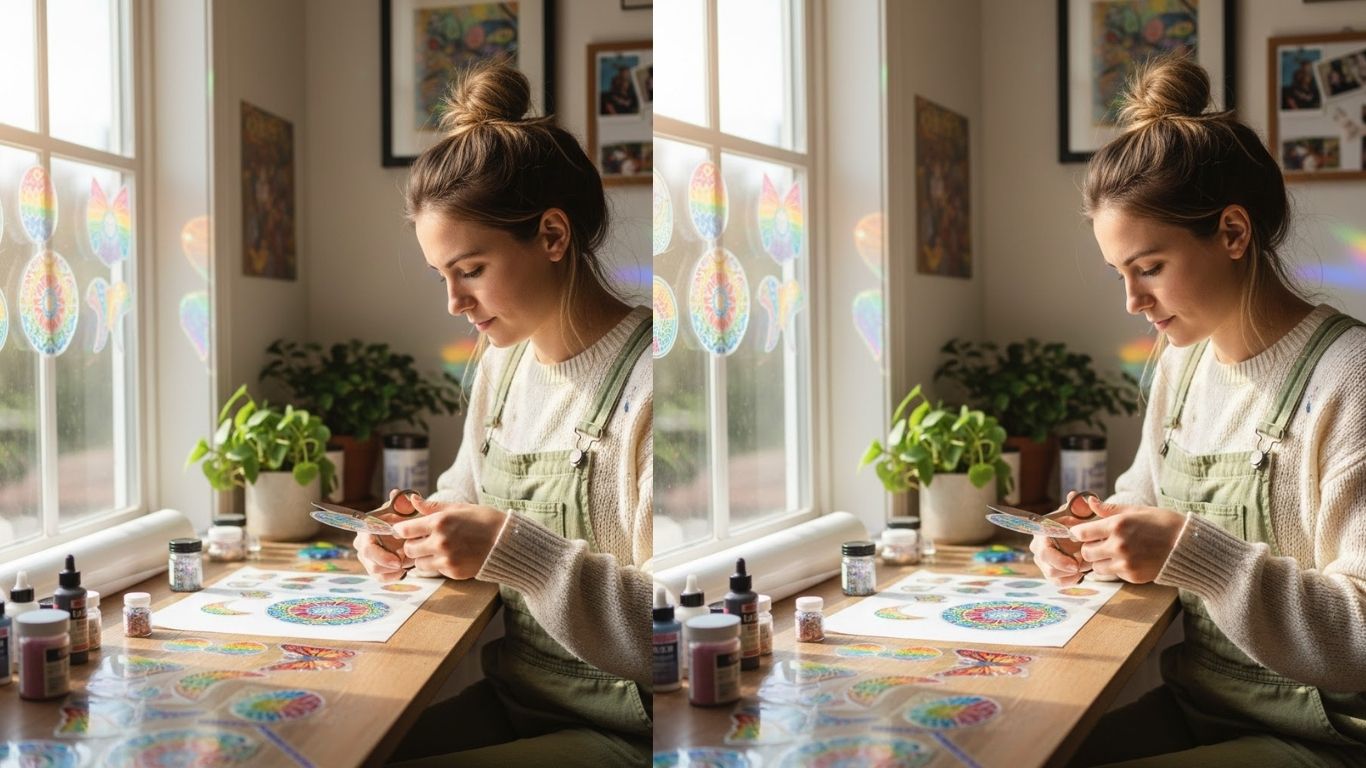 How to Make Suncatcher Stickers: 7 DIY Step-by-Step Methods
