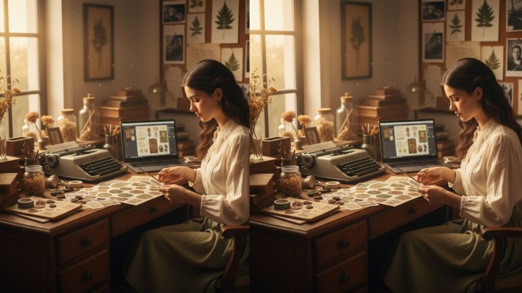 How to Make Vintage Stickers