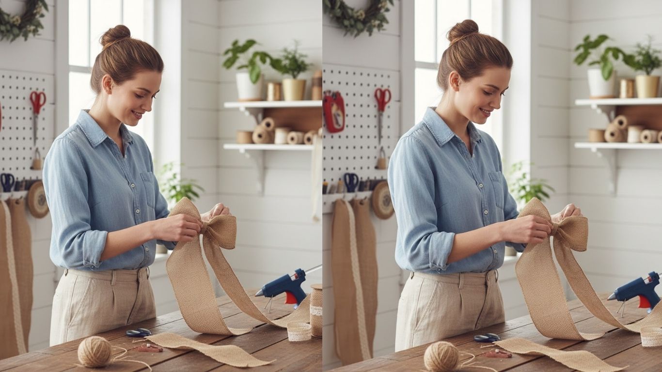 How to Make a Burlap Bow: 7 Creative Step-by-Step DIY Methods