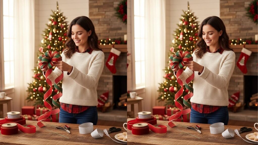 How to Make a Christmas Bow