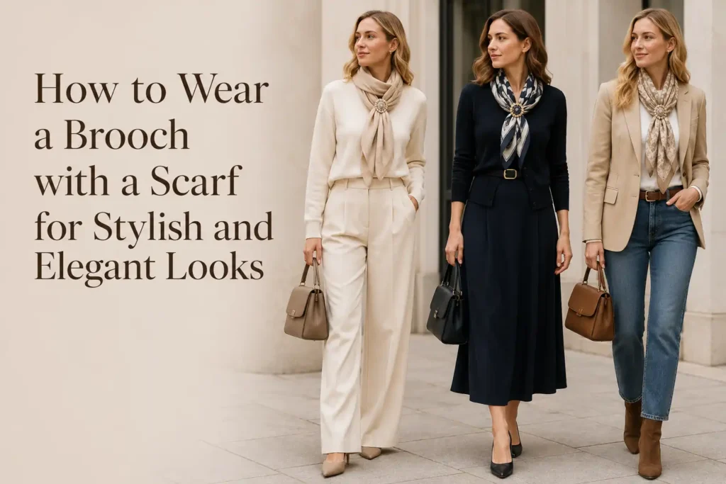 How to Wear a Brooch with a Scarf for Stylish and Elegant Looks