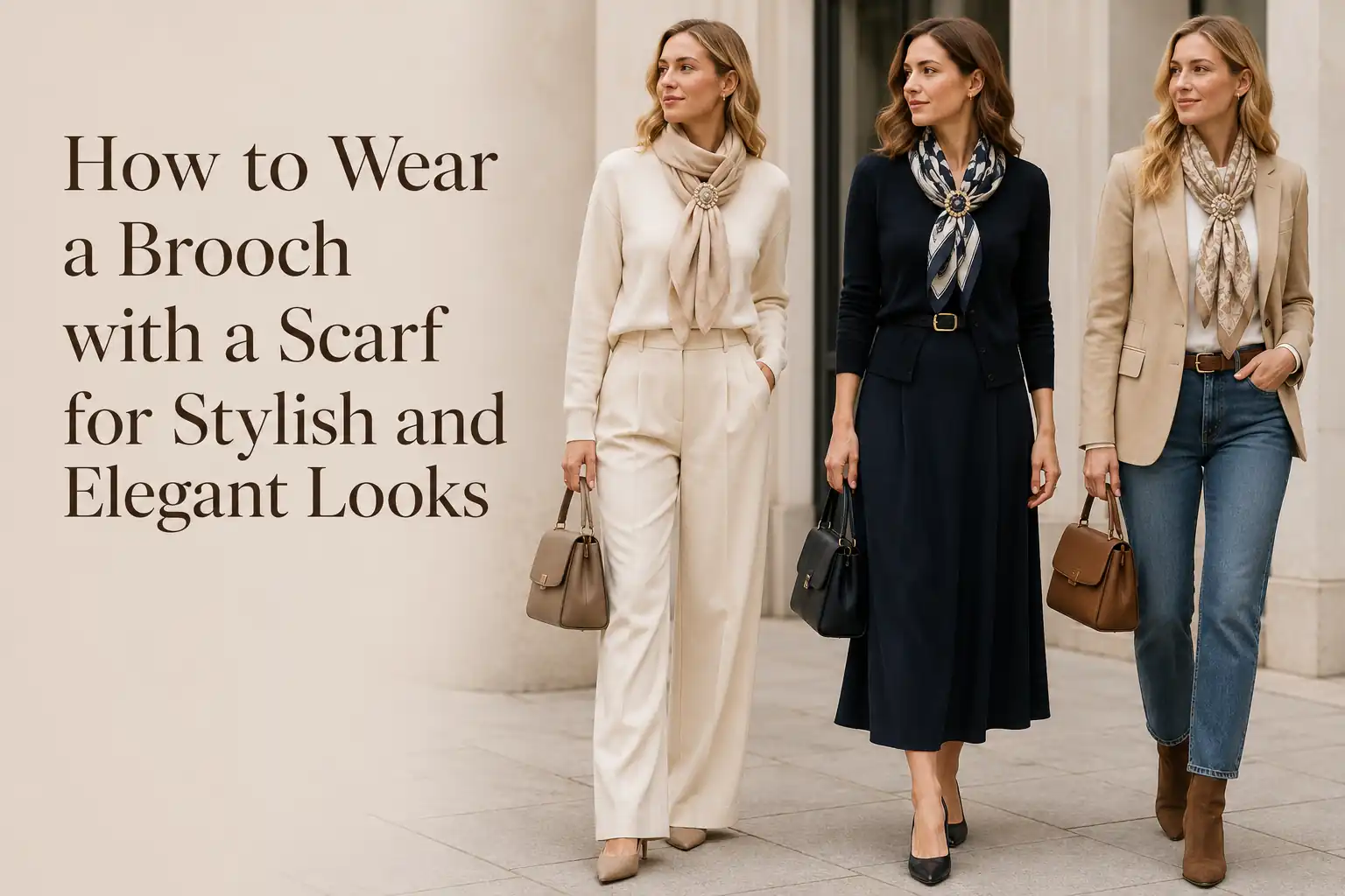 How to Wear a Brooch with a Scarf for Stylish and Elegant Looks