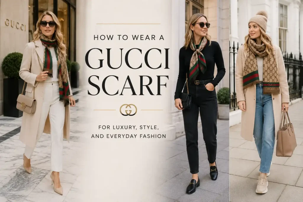How to Wear a Gucci Scarf for Luxury, Style, and Everyday Fashion